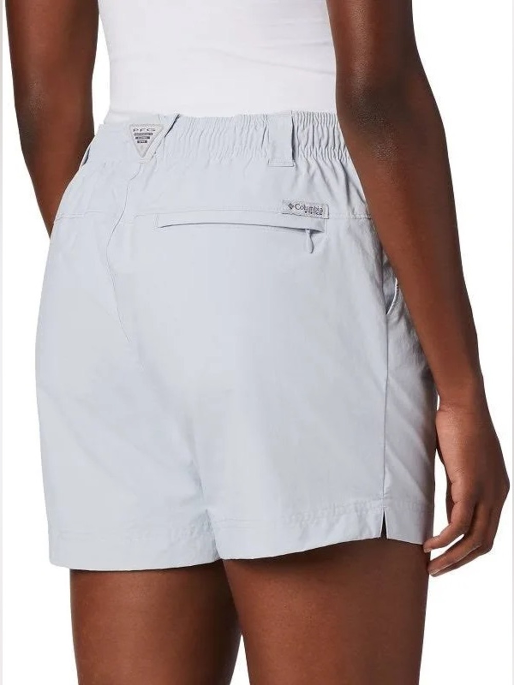 Columbia PFG Water Fishing Shorts UPF 50 Omni Shade Light Gray Women’s XXL
